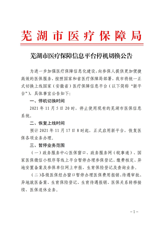 芜湖市医疗保障信息平台停机切换公告(最终稿)(6)(3)(1)_00.jpg